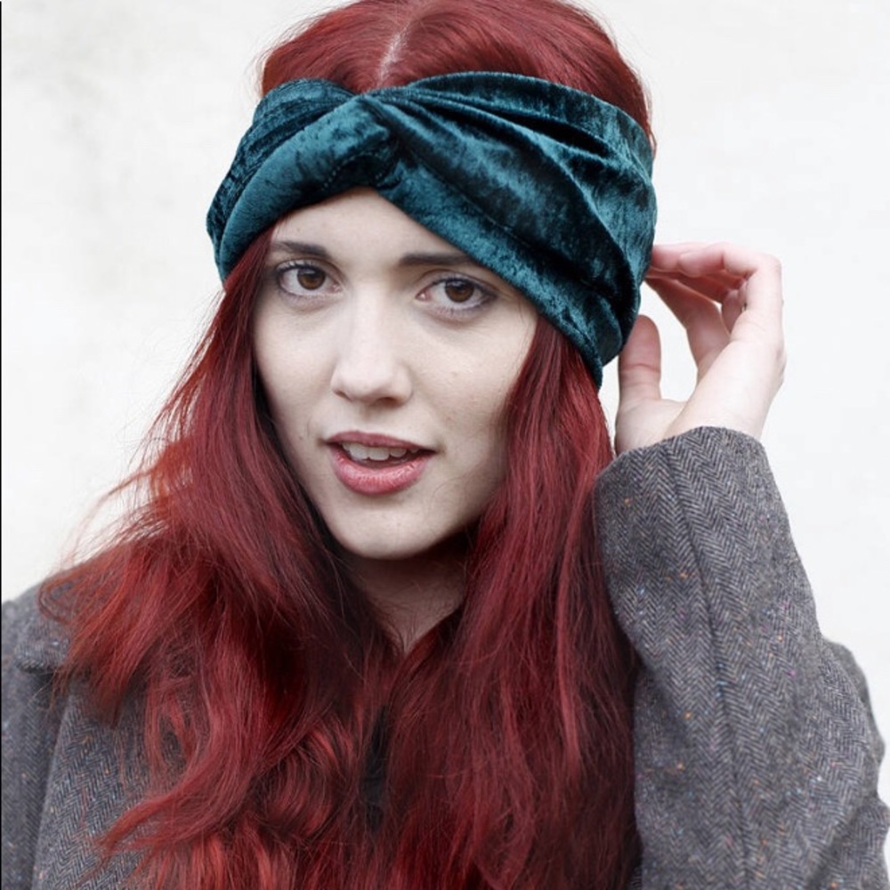 Velvet Turban From Free People Glam Retro NWT - Picture 4 of 8